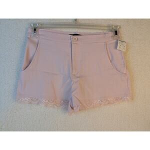 Derek Heart Pink Ruffle Shorts Size Small M